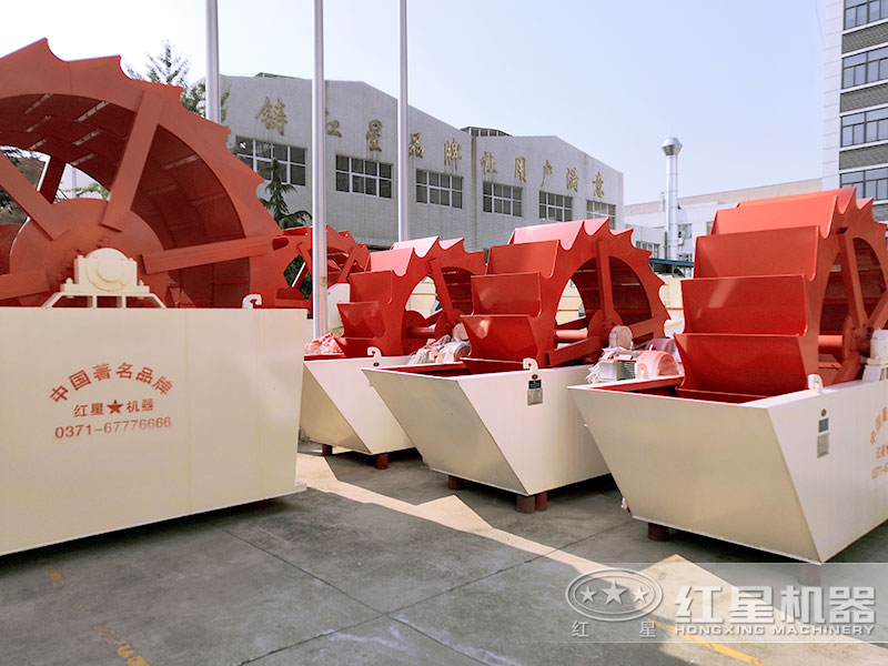 輪斗洗石機車間展示，規(guī)格多