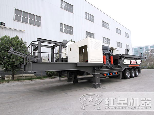 搭載圓錐破的車(chē)載粉石子機(jī) 搭載圓錐破的車(chē)載粉石子機(jī)