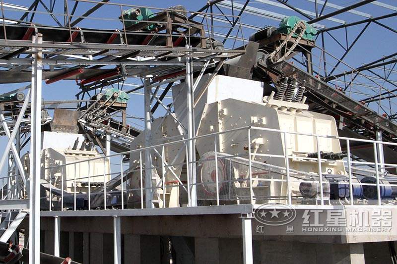 碎石破碎機(jī)生產(chǎn)線-反擊式破碎機(jī)，可安排就近現(xiàn)場考察