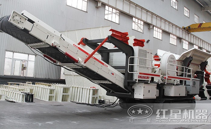 紅星履帶式移動石頭破石機(jī)優(yōu)勢多 紅星履帶式移動石頭破石機(jī)優(yōu)勢多