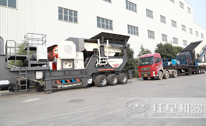 輪胎式移動礦石破碎機 輪胎式移動礦石破碎機