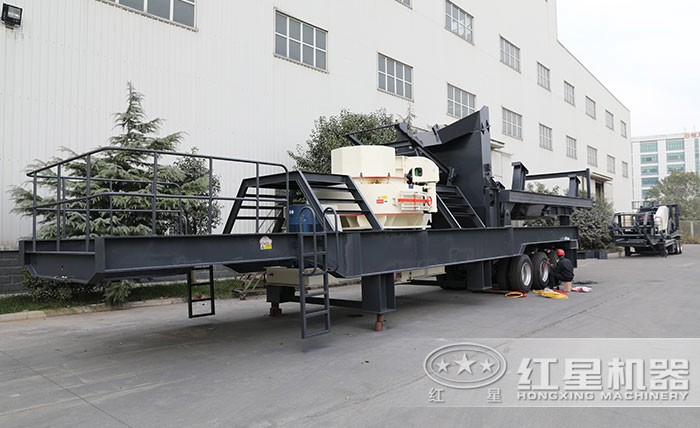 移動小型河卵石制沙機 移動小型河卵石制沙機