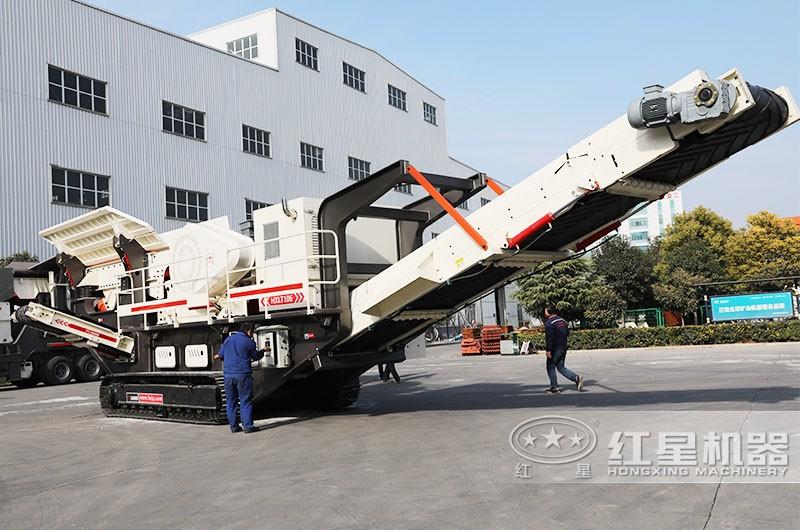 紅星履帶破碎篩分機出廠驗貨 紅星履帶破碎篩分機出廠驗貨