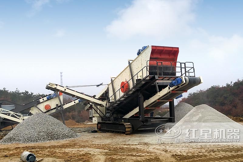 移動(dòng)式制砂機(jī)現(xiàn)場(chǎng) 移動(dòng)式制砂機(jī)現(xiàn)場(chǎng)