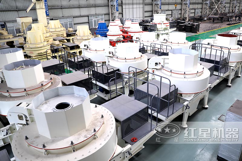 河卵石打砂機(jī)車(chē)間