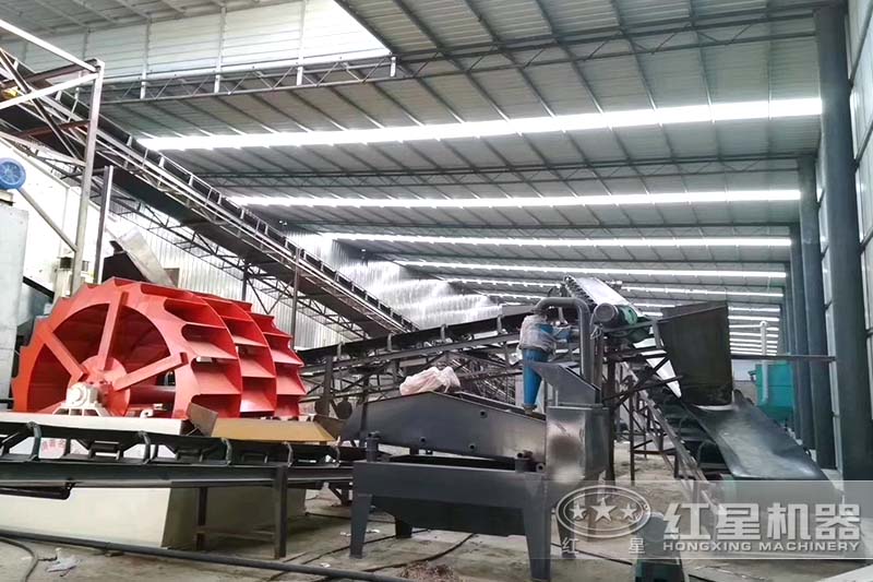 河南南陽(yáng)客戶(hù)石子清洗機(jī)械實(shí)拍