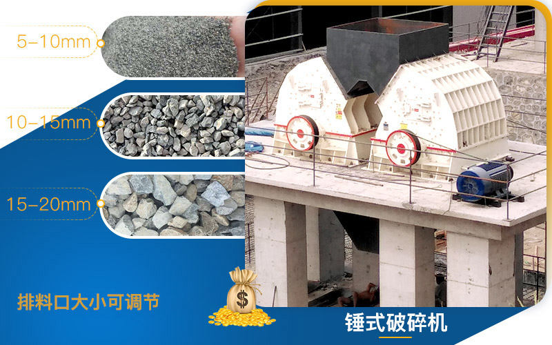 錘破可自成一條生產(chǎn)線，減輕投資成本