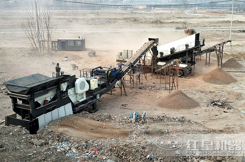 車載碎石機(jī)配置不同，成品粒度不同