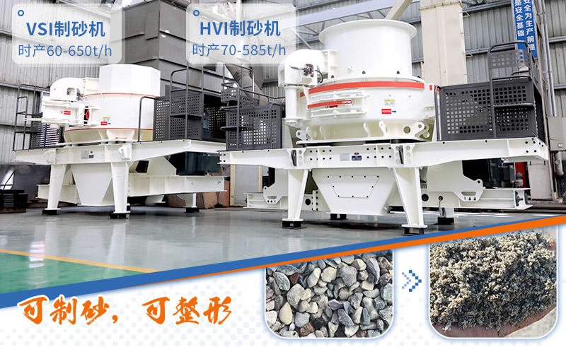 專業(yè)制砂設(shè)備：HVI制砂機(jī)、VSI制砂機(jī)
