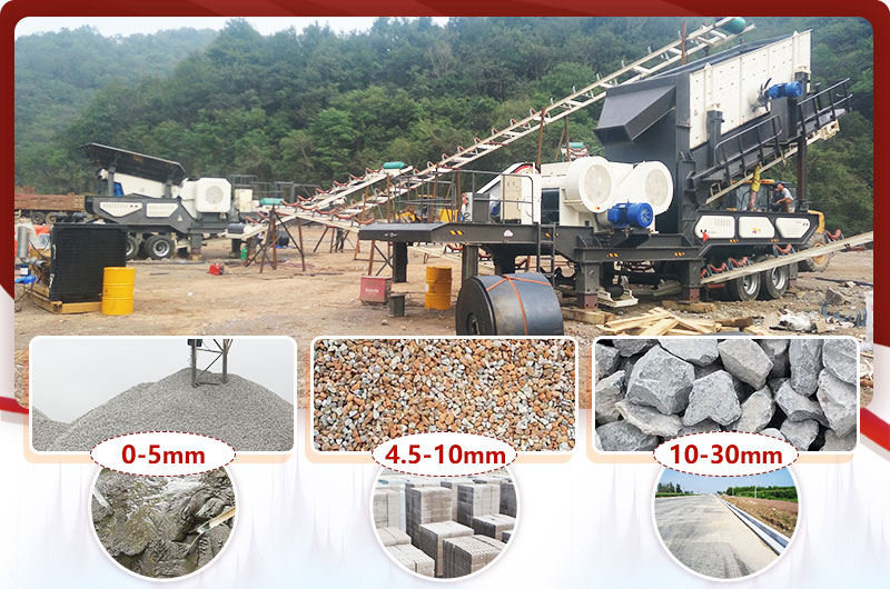 建筑垃圾變廢為寶，成品規(guī)格多