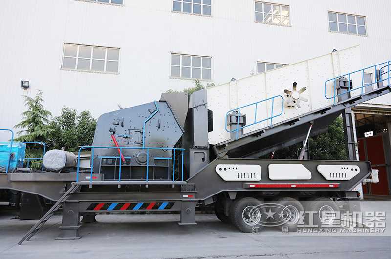 反擊破移動式破碎站，用于二段細(xì)碎+篩分